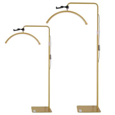 LED eyelash extension lamp 36W adjustable cosmetic shadowless arc gold