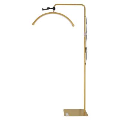 LED eyelash extension lamp 36W adjustable cosmetic shadowless arc gold