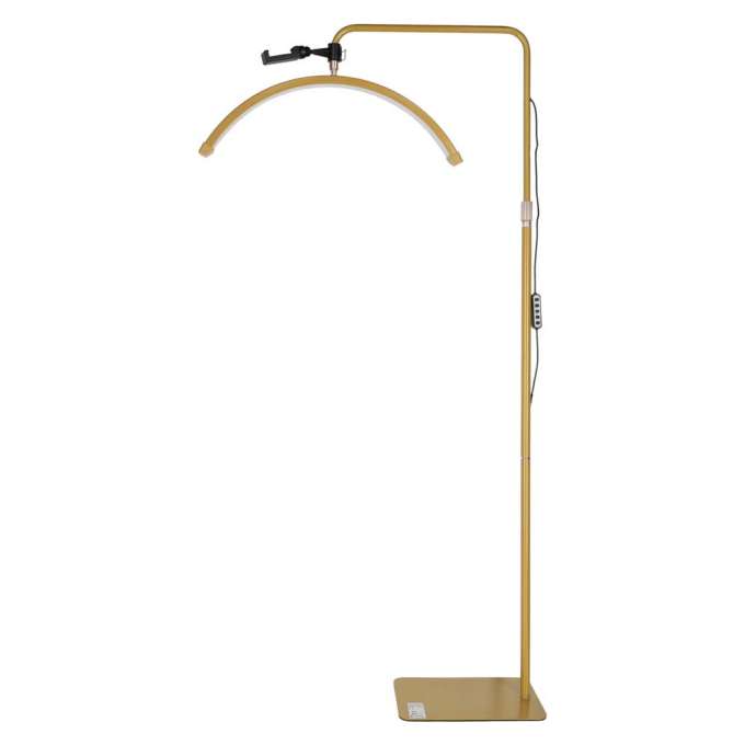 LED eyelash extension lamp 36W adjustable cosmetic shadowless arc gold