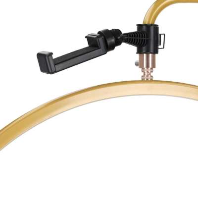 LED eyelash extension lamp 36W adjustable cosmetic shadowless arc gold