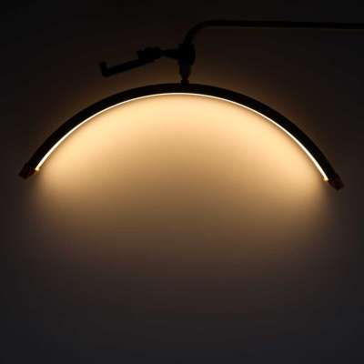 LED eyelash extension lamp 36W adjustable cosmetic shadowless arc gold