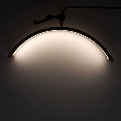 LED eyelash extension lamp 36W adjustable cosmetic shadowless arc gold