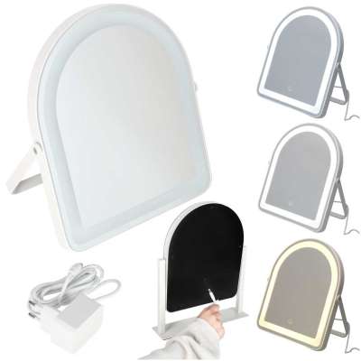 LED illuminated cosmetic makeup mirror