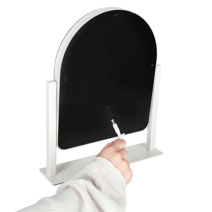 LED illuminated cosmetic makeup mirror
