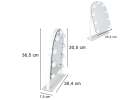 LED makeup mirror with 9 bulbs, illuminated cosmetic mirror 11