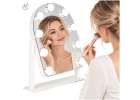 LED makeup mirror with 9 bulbs, illuminated cosmetic mirror 1