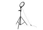 LED selfie ring light on tripod 3
