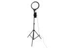 LED selfie ring light on tripod 4
