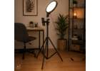LED selfie ring light on tripod 16