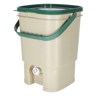 LUARO Composter home compost bin kitchen waste 15l