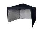 LUARO Garden Pavilion Event Tent Commercial Gazebo 3x3 m 3-sided 3