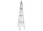 LUARO Pergola garden support for flowers stand for climbing roses pyramid metal 2