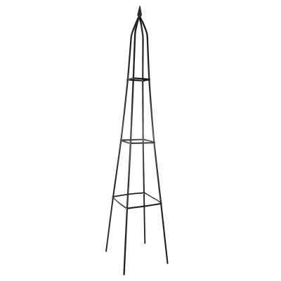 LUARO Pergola garden support for flowers stand for climbing roses pyramid metal