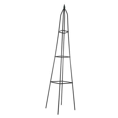 LUARO Pergola garden support for flowers stand for climbing roses pyramid metal