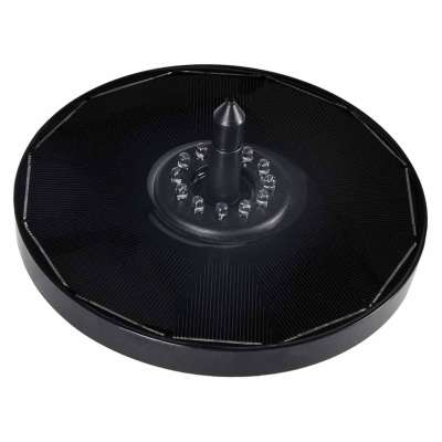 LUARO Solar pond fountain garden floating pump LED RGB 16cm