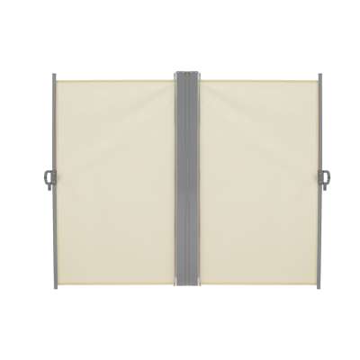 LUARO corner side terrace awning retractable screen 180 x 600 cm beige