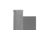 LUARO corner side terrace awning retractable screen 180 x 600 cm grey 7
