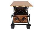 LUARO folding beach transport trolley with 2-in-1 table 8
