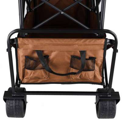 LUARO folding beach transport trolley with 2-in-1 table
