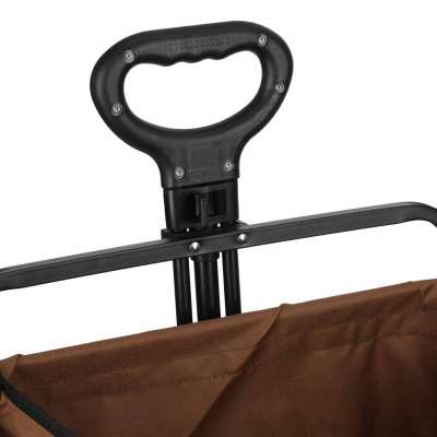 LUARO folding beach transport trolley with 2-in-1 table