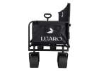 LUARO folding transport trolley with seat and backrest 9