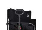 LUARO folding transport trolley with seat and backrest 7