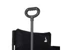 LUARO folding transport trolley with seat and backrest 6