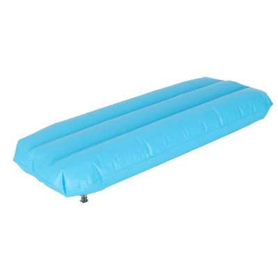 LUARO inflatable swimming mattress sun lounger with cushion transparent