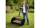 LUARO lawn compost and fertilizer spreader garden mesh roller spreader 10