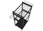 LUARO rack for garden tools rakes shovels brooms workshop organizer 5