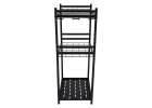 LUARO rack for garden tools rakes shovels brooms workshop organizer 7