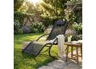 LUARO rocking garden lounger with headrest 10