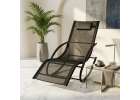 LUARO rocking garden lounger with headrest 11