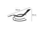 LUARO rocking garden lounger with headrest 12