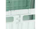 LUARO shopping transport cart folding 4 wheels lid green 11