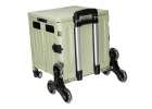 LUARO shopping transport cart folding 8 wheels lid 4