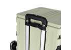LUARO shopping transport cart folding 8 wheels lid 10
