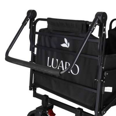 LUARO transport trolley foldable 2-in-1 camp bed