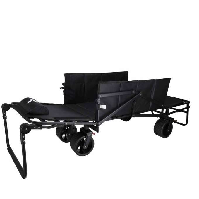 LUARO transport trolley foldable 2-in-1 camp bed