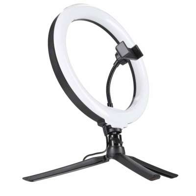 Lampa pierścieniowa do selfie LED RGB na statywie