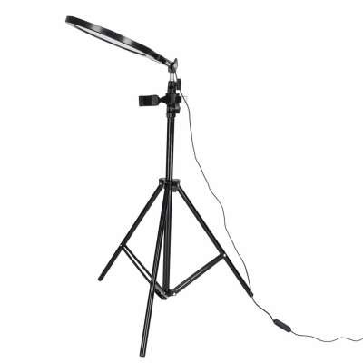 Lampa pierścieniowa do selfie LED na statywie