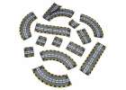 Luminous magnetic car race track 1 vehicle 153 elements 18