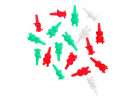 Luminous magnetic car race track 2 vehicles 310 elements 14