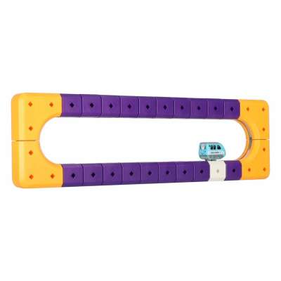 Magnetic Building Blocks 87-Piece Race Track Set