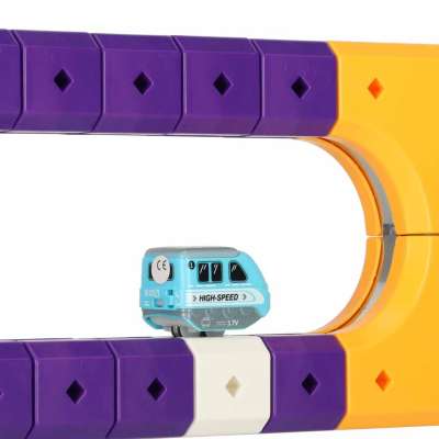 Magnetic Building Blocks 87-Piece Race Track Set