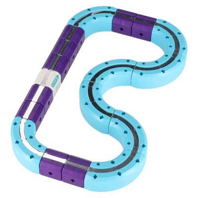 Magnetic Building Blocks 87-Piece Race Track Set