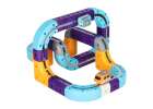 Magnetic Building Blocks Race Track Set with 127 Pieces 3