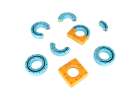 Magnetic Building Blocks Race Track Set with 127 Pieces 14