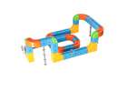 Magnetic Building Blocks Race Track and Trains Set 140 Pieces 2
