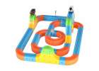 Magnetic Building Blocks Race Track and Trains Set 140 Pieces 3